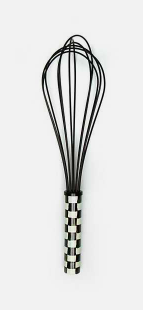 Courtly Check Large Whisk - Black