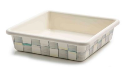 Sterling Check Enamel Baking Pan - 8&quot;