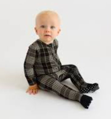 Sanders - Footie Zippered Onesie