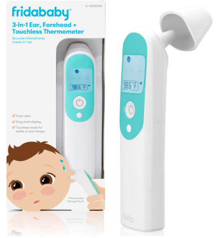 3-in-1 Ear, Forehead + Touchless Infrared Thermometer