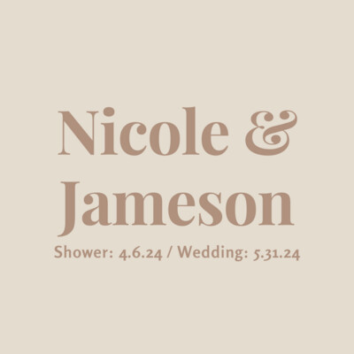 Nicole Rogers & Jameson Richardson