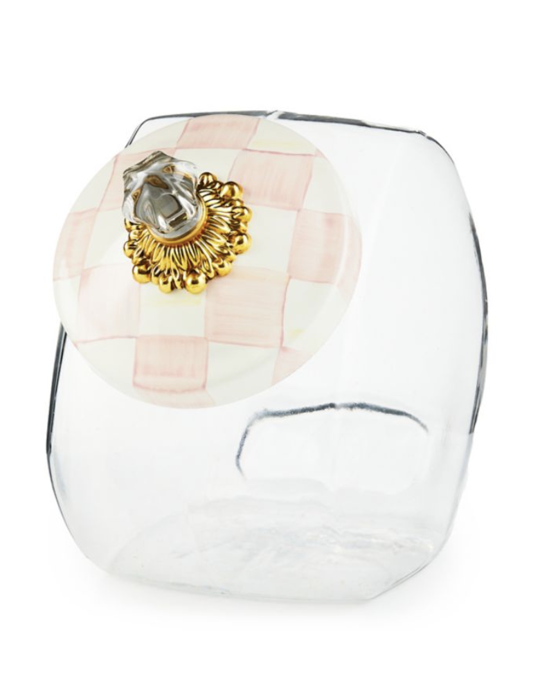 Cookie Jar with Rosy Check Lid