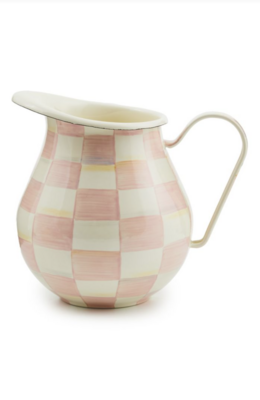 Rosy Check Enamel Pitcher