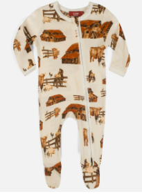 Homestead - Zipper Footed Romper