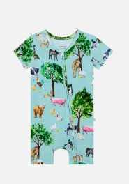 Brayden - Short Sleeve Zippered Shorties