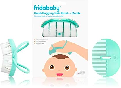 Baby Head-Hugging Hairbrush + Styling Comb Set