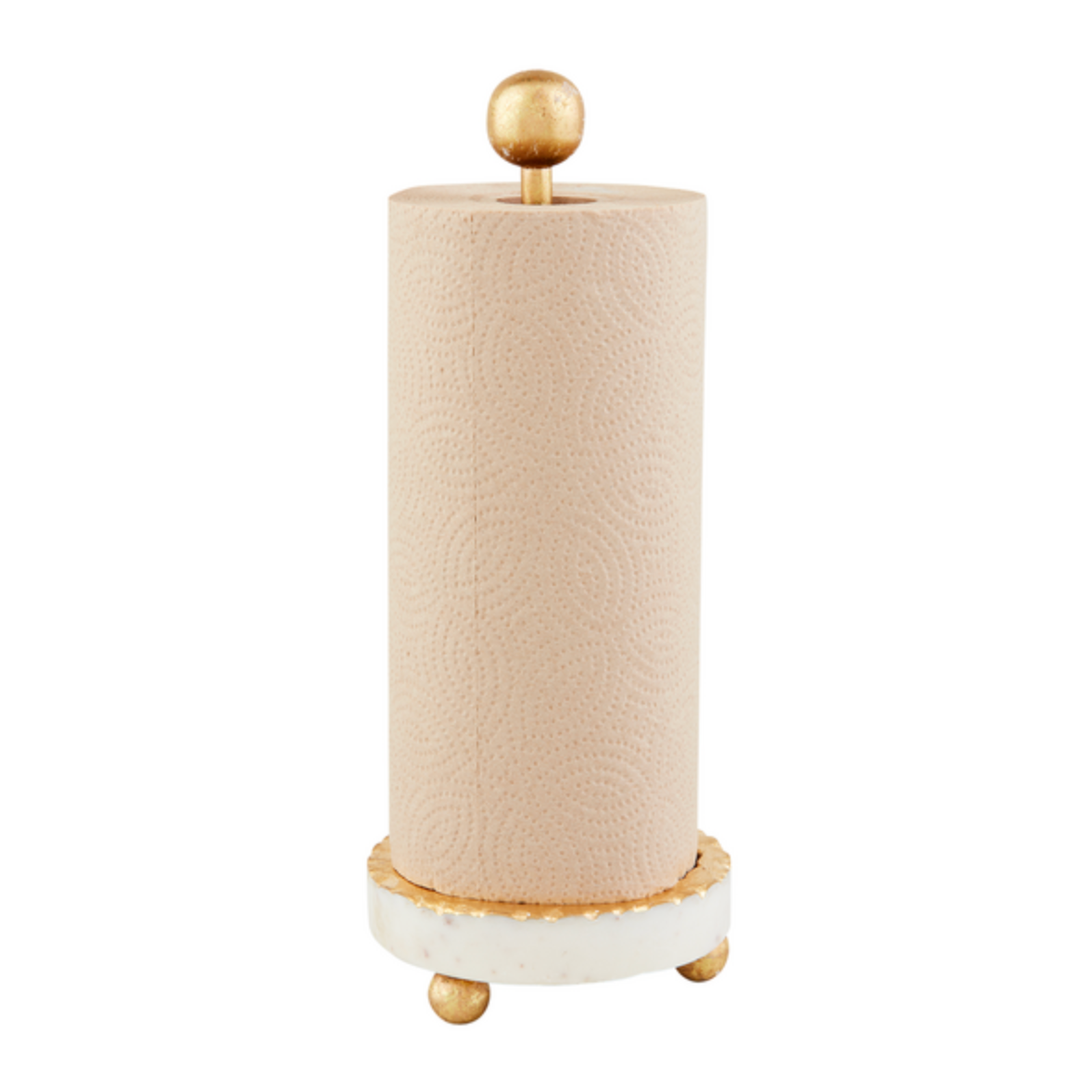 Gold Marble Paper Towel Holder #47100033