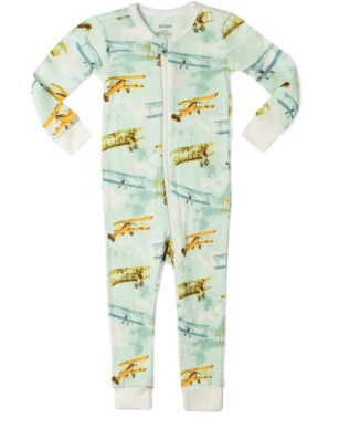 Vintage Planes - Organic Zipper PJ