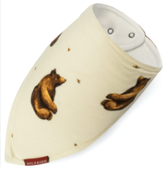 Honey Bear-Kerchief Bib