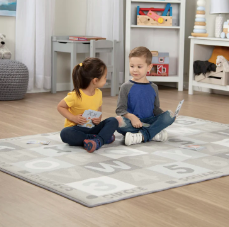 Jumbo ABC-123 Rug - Neutral #5196