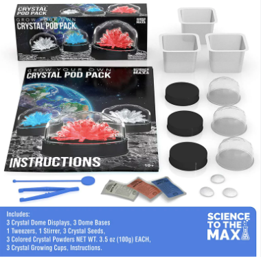 Grow your Own Crystal Pod Pack - 3 Crystal Domes