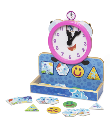 Blues Clues &amp; You Tickety Tock Wooden Magnetic Clock #33014