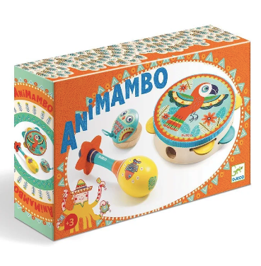 Animambo 3pc Set Tambourine