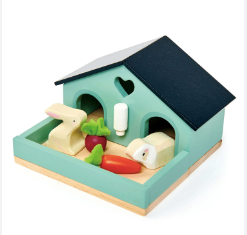 Wooden Pet Rabbit Set