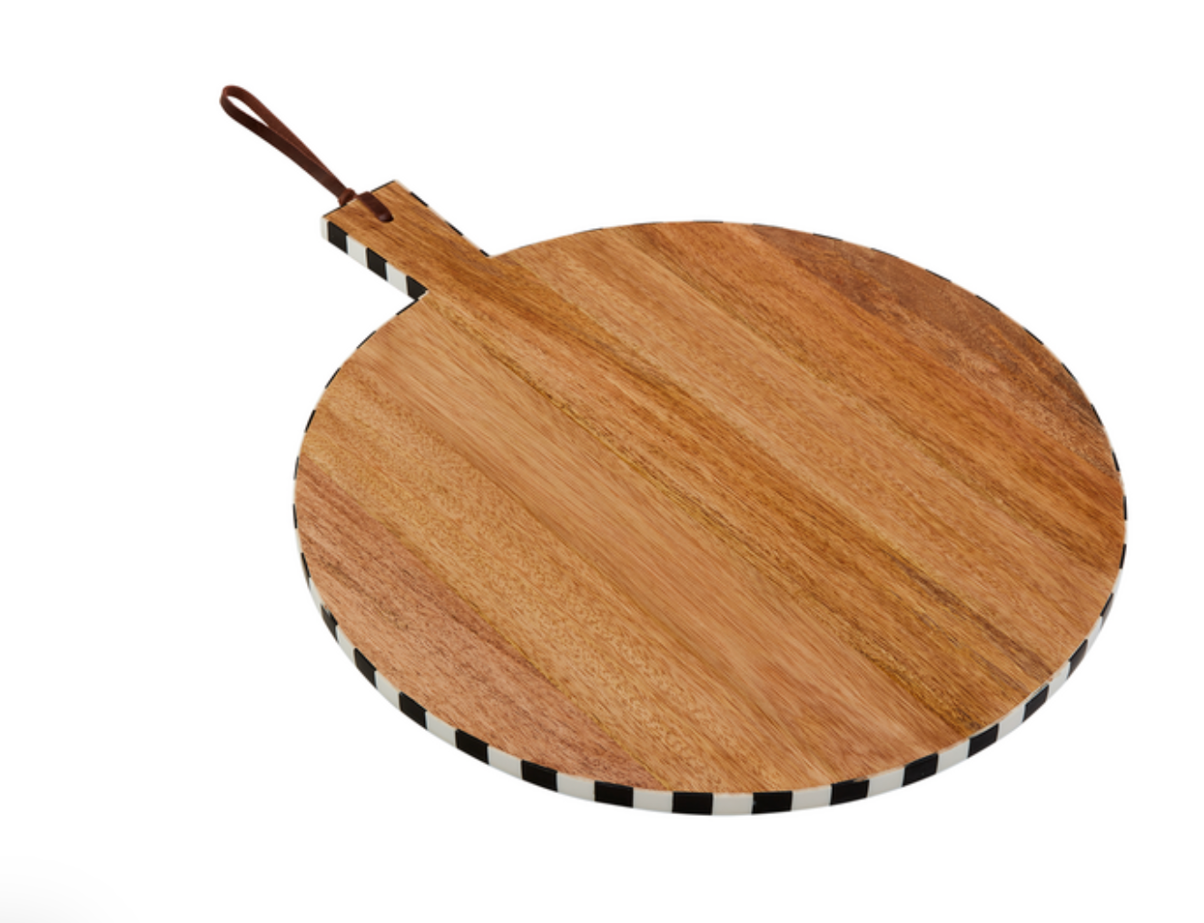 Round Bistro Checked Board #42210100R