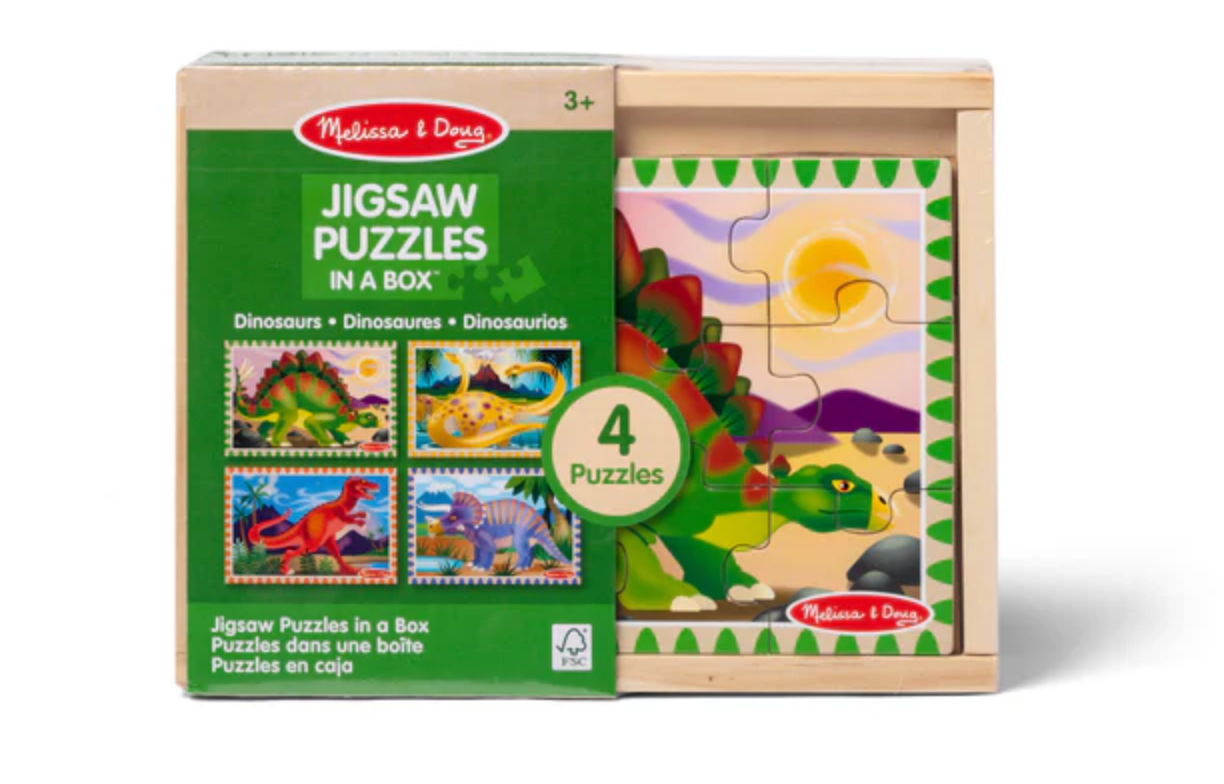 Dinosaurs Puzzles in a Box