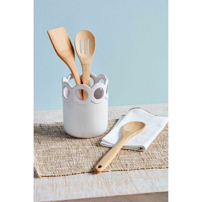 Scalloped Edge Utensil Holder #45800051