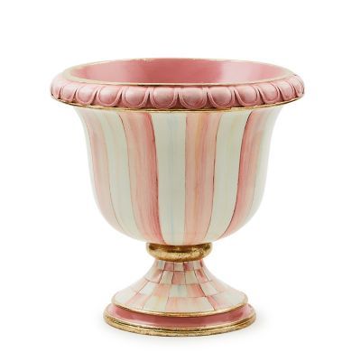 Rosy Check Pedestal Urn