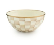 Mocha Check Small Everyday Bowl