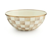 Mocha Check Medium Everyday Bowl