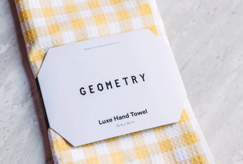 Geometry Luxe Hand Towel
