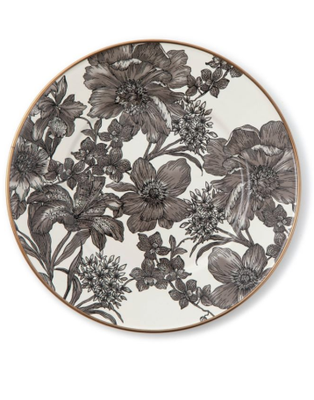 Sterling English Garden Enamel Salad/Dessert Plate