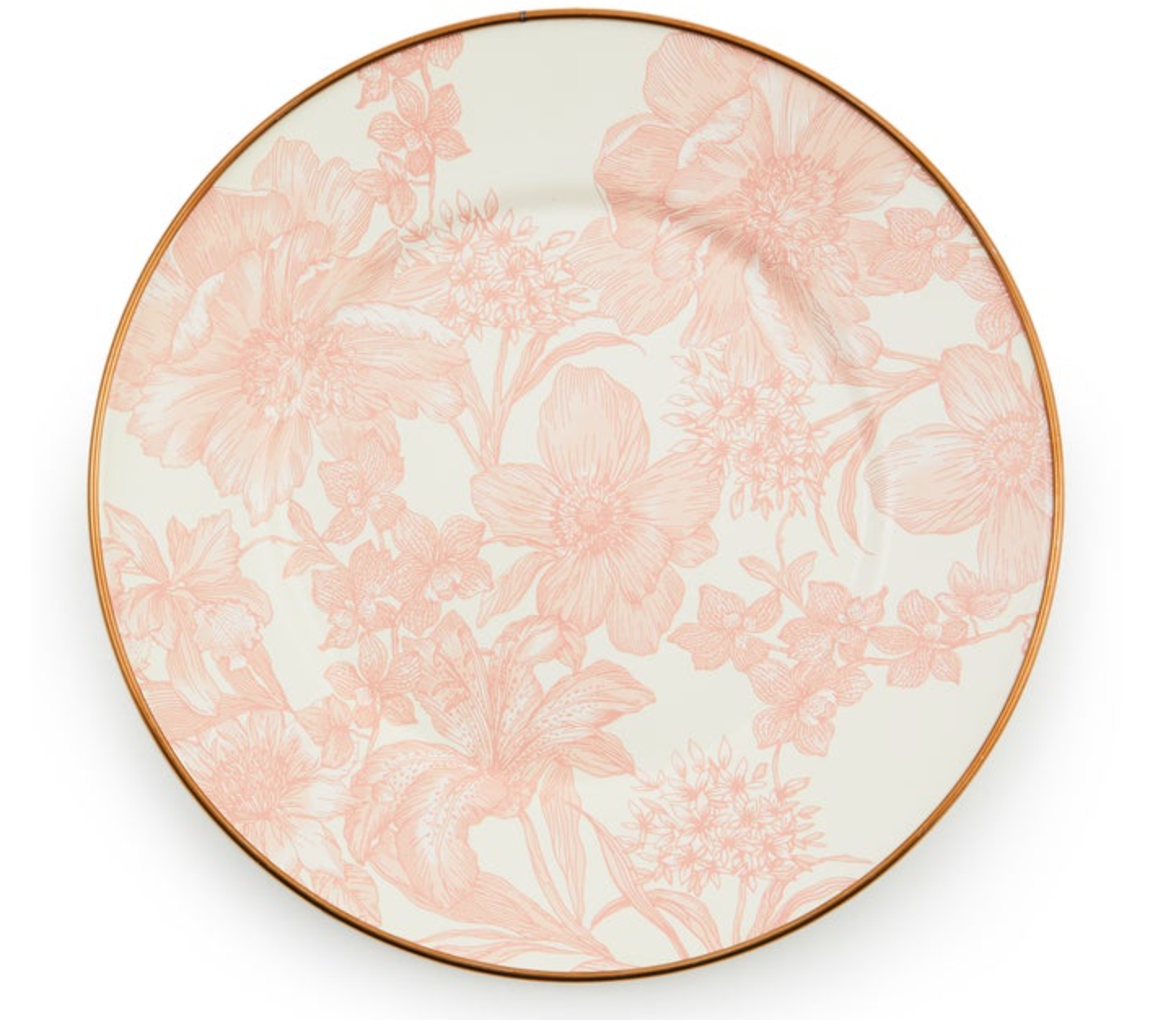 Rosy English Garden Salad/Dessert Plate