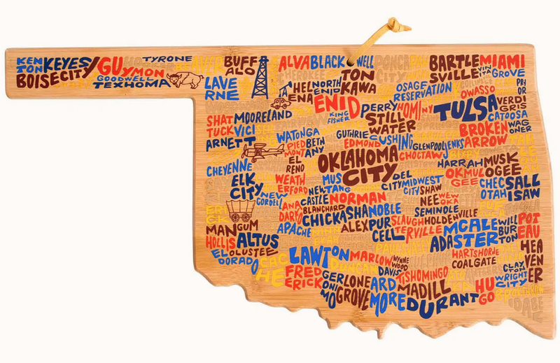 Oklahoma Cutting Board with