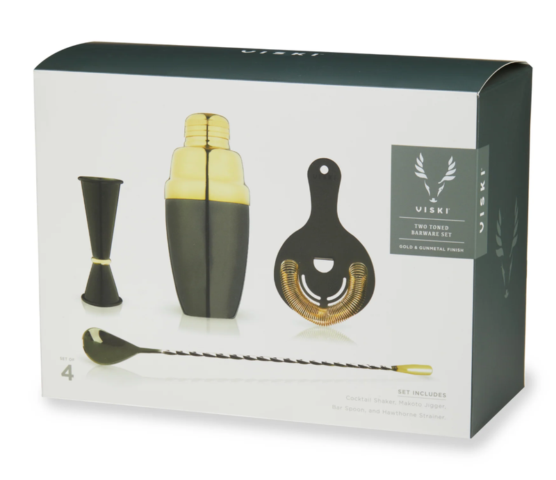 Two Toned Barware Set