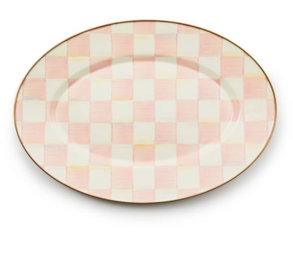 Rosy Check Small Oval Platter