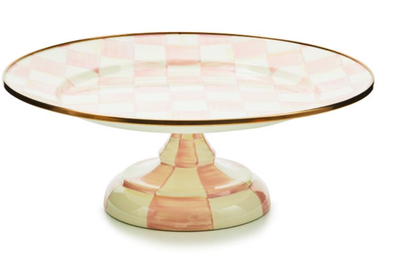 Rosy Check Small Pedestal Platter
