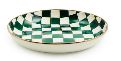 Emerald Check Abundant Bowl