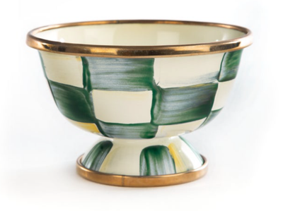 Emerald Check Little Sugar Bowl