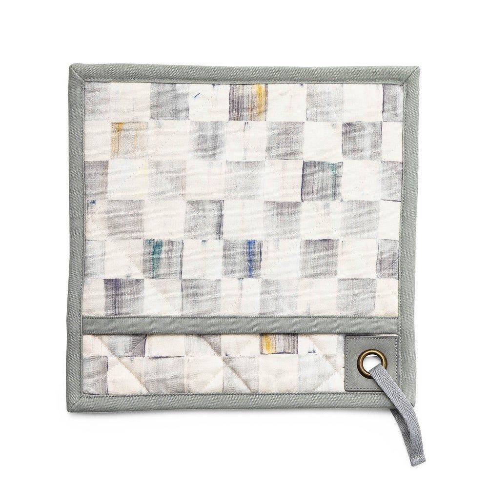 Sterling Check Bistro Pot Holder