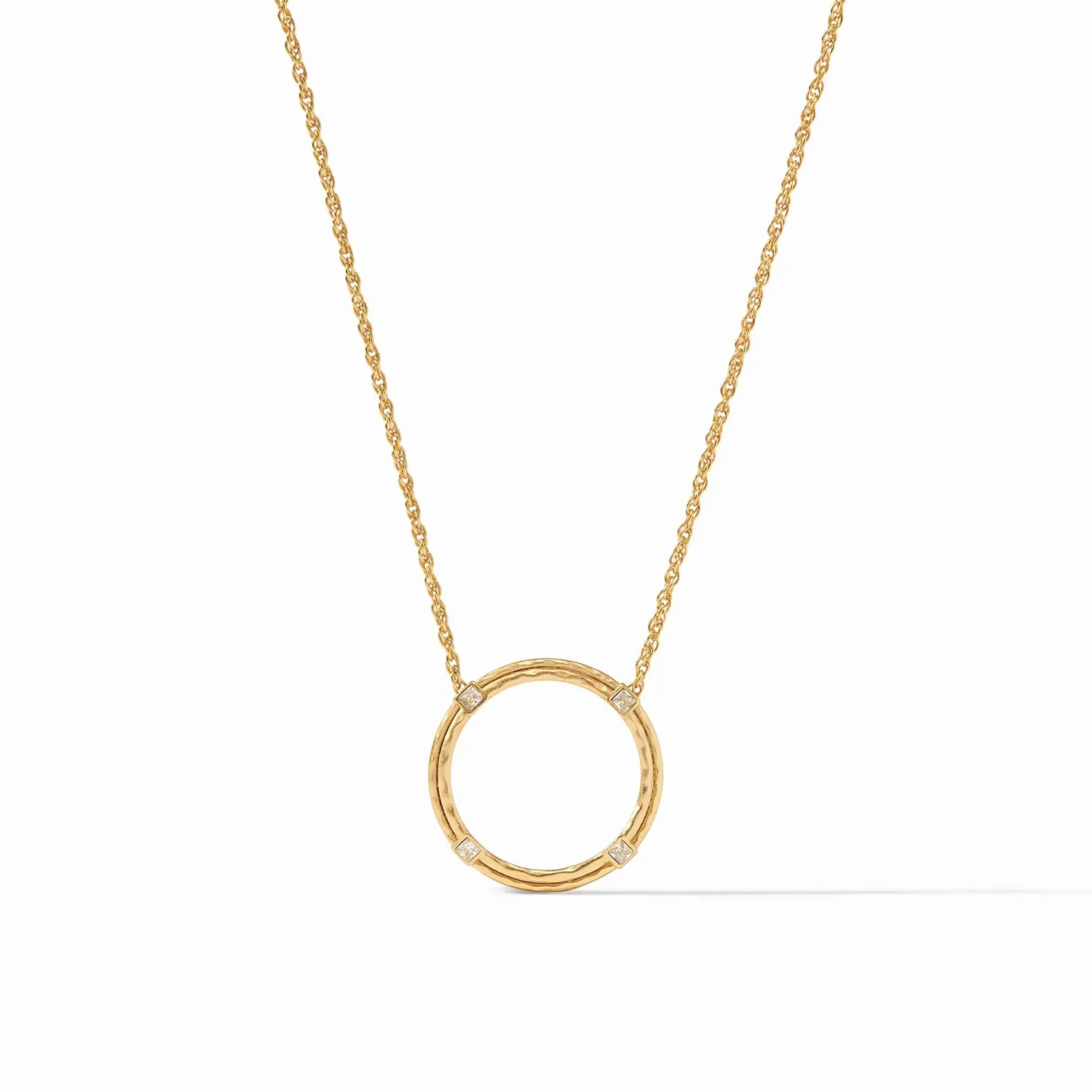 Astor Delicate Necklace - Gold - CZ
