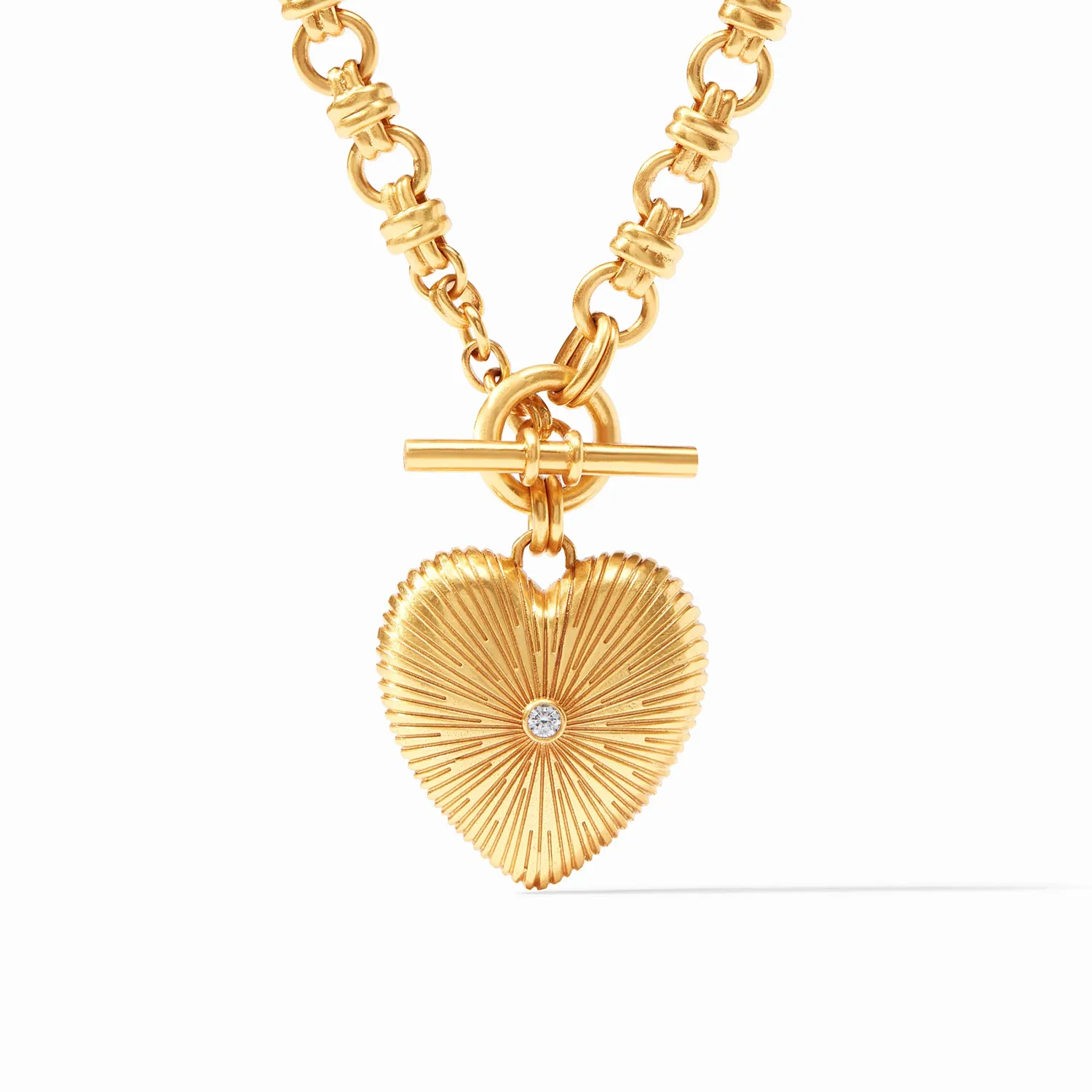 Esme Heart Necklace - Gold