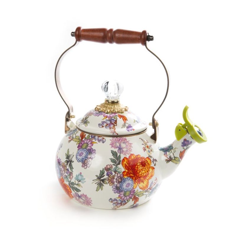 Flower Market Whistling Tea Kettle