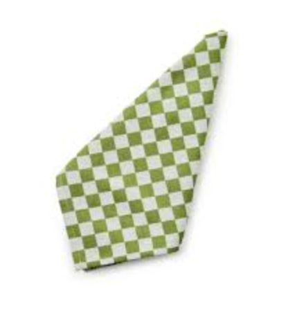 Green Check Napkin, set of 4