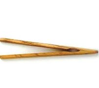 Olive Wood Toast Tongs #OW-TST
