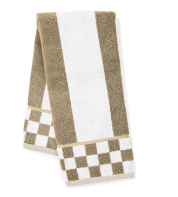 Mocha Stripe Hand Towel