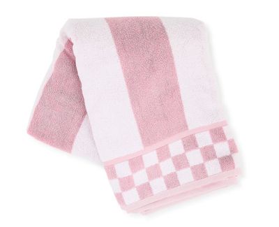Rosy Stripe Bath Towel