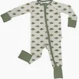 Lake Fish Convertible Zip PJs