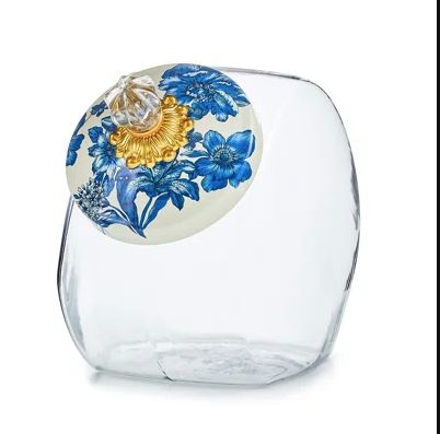 Cookie Jar w/ Royal English Garden Lid