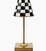 Courtly Check LED Cafe Table Lamp
