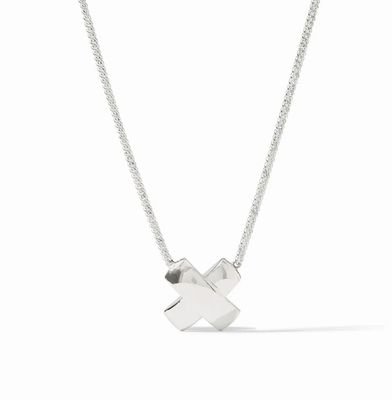 Silver Catalina X Delicate Necklace