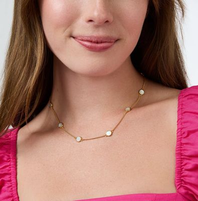 Valencia Delicate Station Necklace