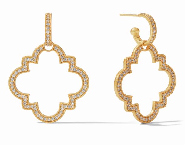 Odette Statement Hoop &amp; Charm Earring