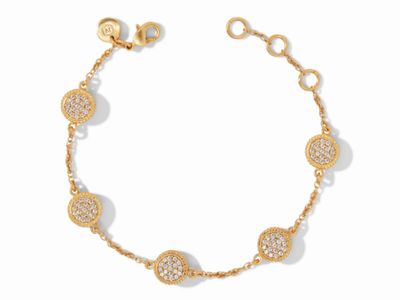 Windsor Delicate Bracelet Gold Pave White CZ