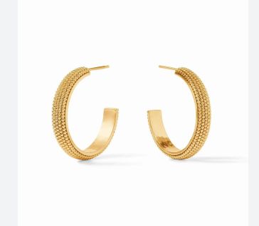 Beaded Eternity Hoop