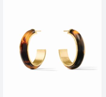 Carnaby Hoop Earring Tortoiseshell